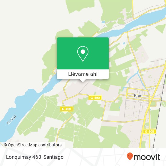 Mapa de Lonquimay 460