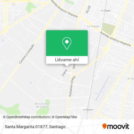 Mapa de Santa Margarita 01877
