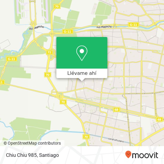 Mapa de Chiu Chiu 985