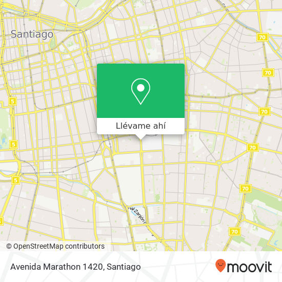 Mapa de Avenida Marathon 1420