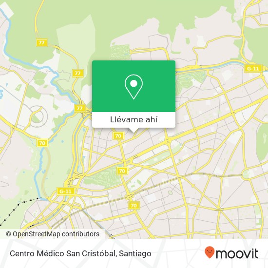 Mapa de Centro Médico San Cristóbal