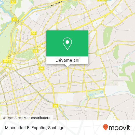 Mapa de Minimarket El Español