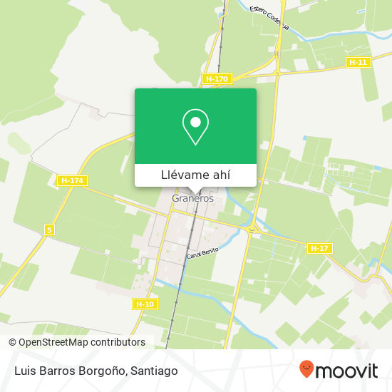 Mapa de Luis Barros Borgoño