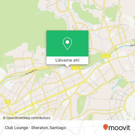 Mapa de Club Lounge - Sheraton