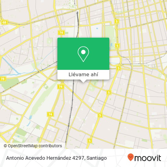 Mapa de Antonio Acevedo Hernández 4297