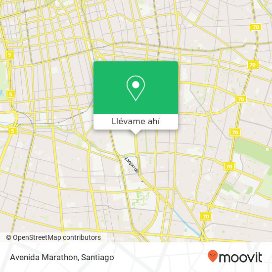 Mapa de Avenida Marathon