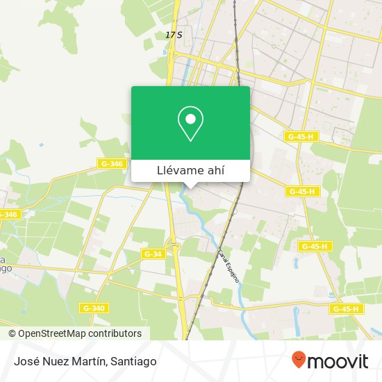 Mapa de José Nuez Martín