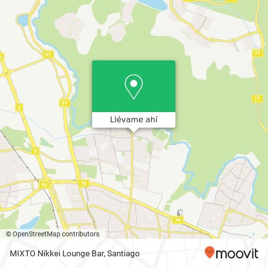 Mapa de MIXTO Nikkei Lounge Bar