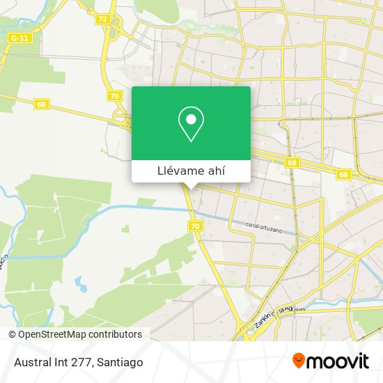 Mapa de Austral Int 277