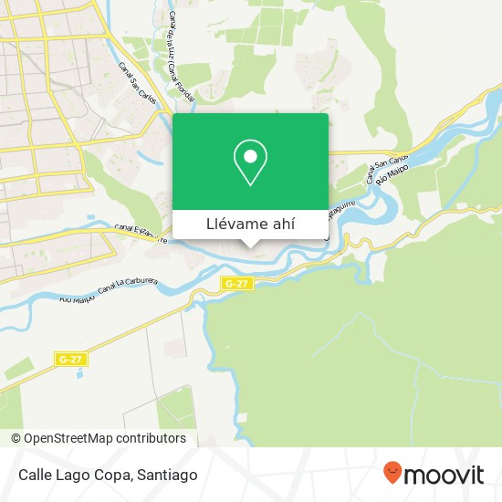 Mapa de Calle Lago Copa