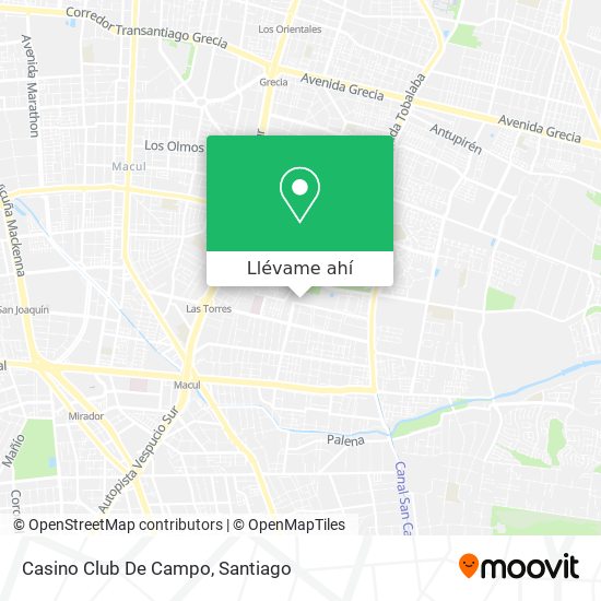 Mapa de Casino Club De Campo