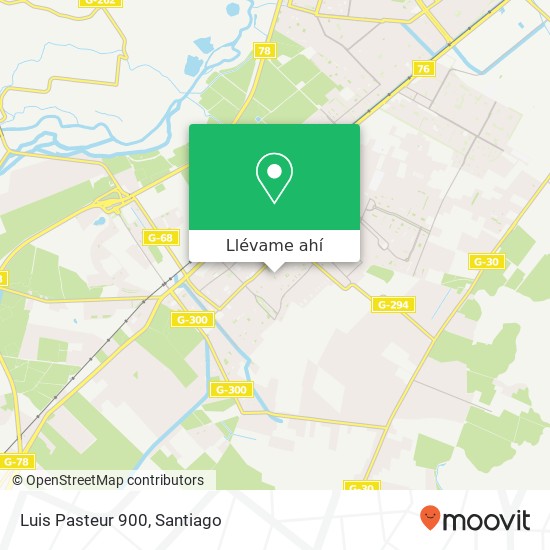 Mapa de Luis Pasteur 900