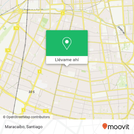 Mapa de Maracaibo