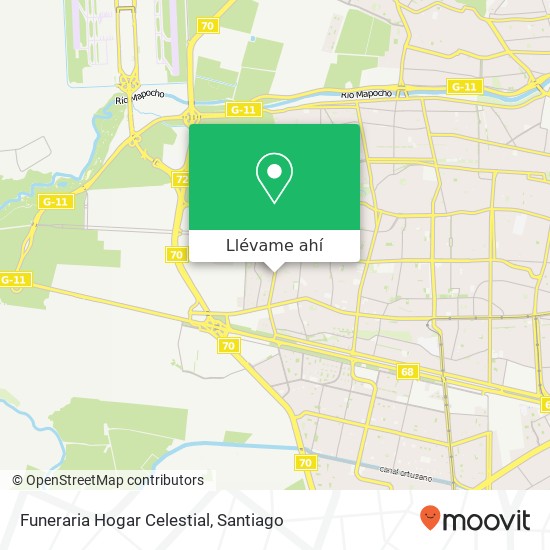 Mapa de Funeraria Hogar Celestial