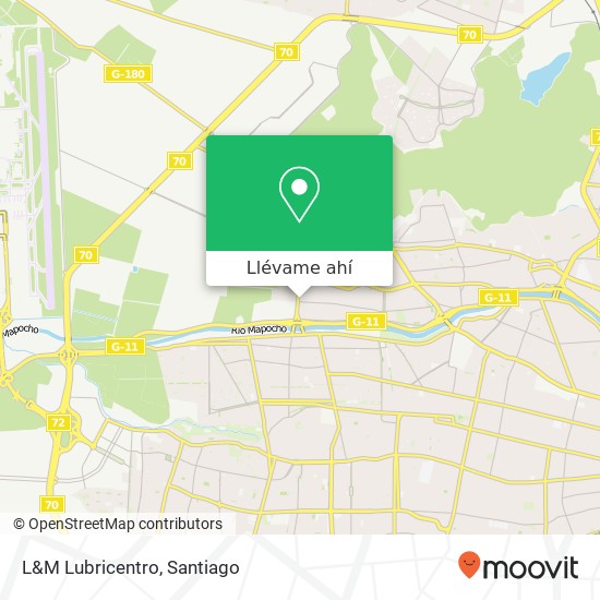 Mapa de L&M Lubricentro