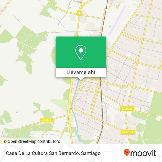 Mapa de Casa De La Cultura San Bernardo