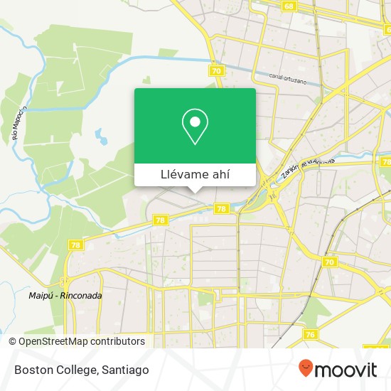 Mapa de Boston College