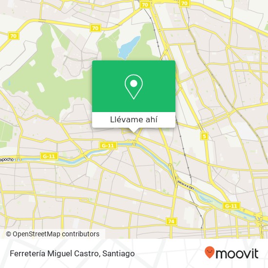 Mapa de Ferretería Miguel Castro