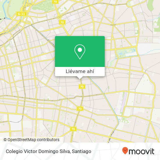 Mapa de Colegio Victor Domingo Silva