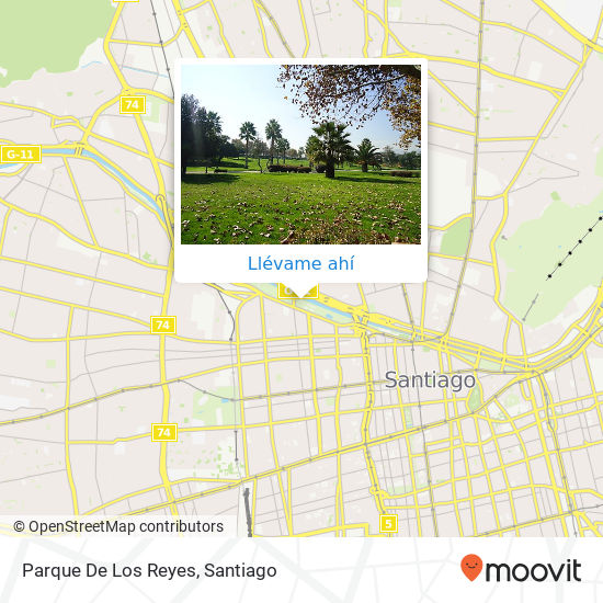 Mapa de Parque De Los Reyes