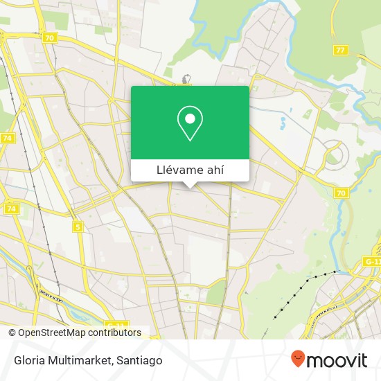 Mapa de Gloria Multimarket