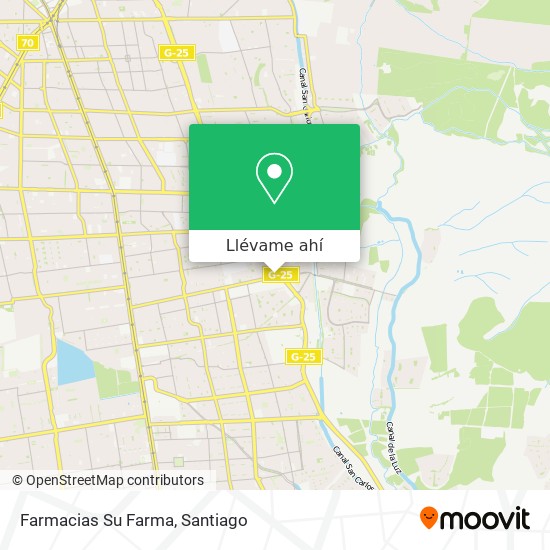 Mapa de Farmacias Su Farma