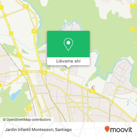 Mapa de Jardin Infantil Montessori