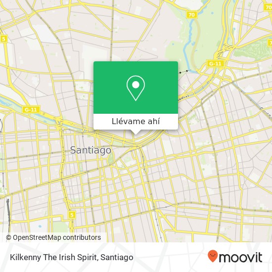 Mapa de Kilkenny The Irish Spirit