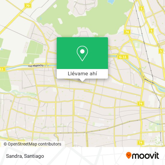 Mapa de Sandra