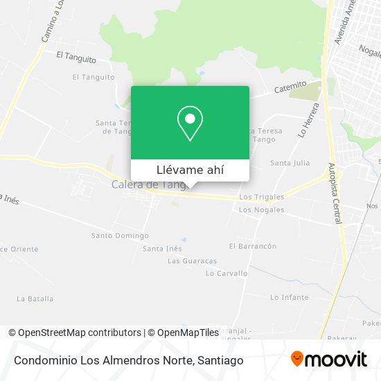 Mapa de Condominio Los Almendros Norte