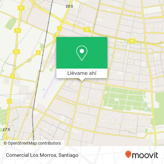 Mapa de Comercial Los Morros