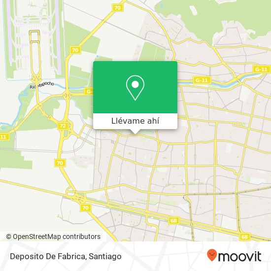 Mapa de Deposito De Fabrica