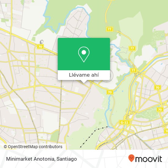 Mapa de Minimarket Anotonia