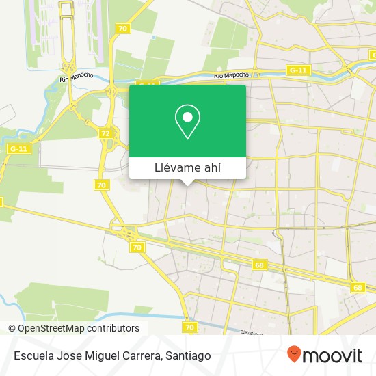 Mapa de Escuela Jose Miguel Carrera