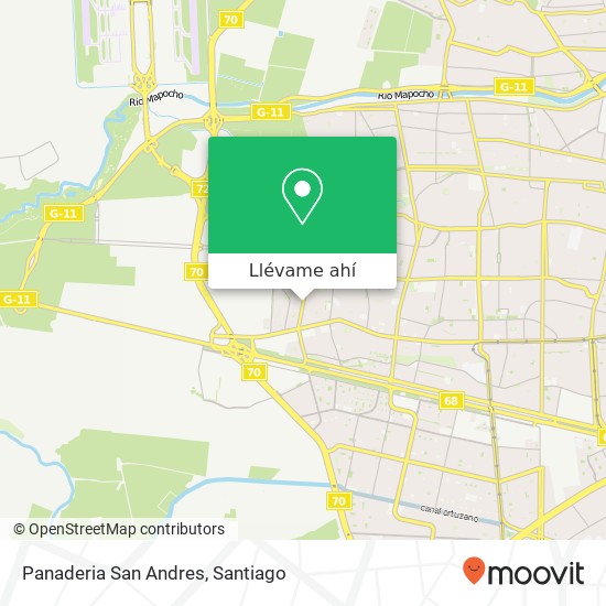 Mapa de Panaderia San Andres