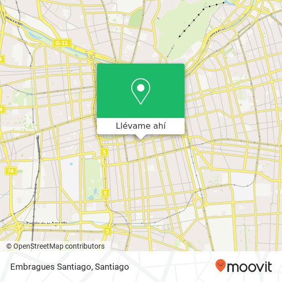 Mapa de Embragues Santiago