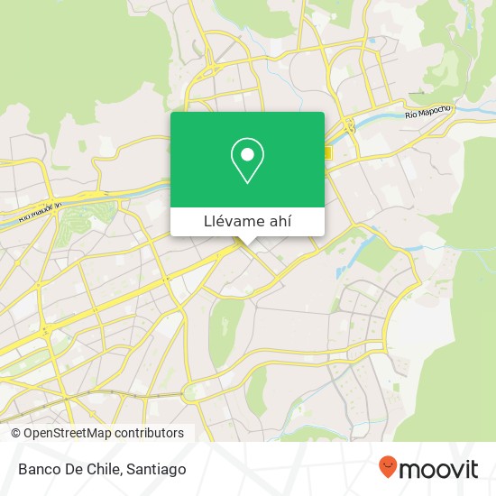 Mapa de Banco De Chile