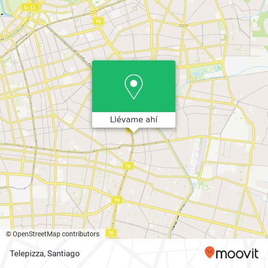 Mapa de Telepizza