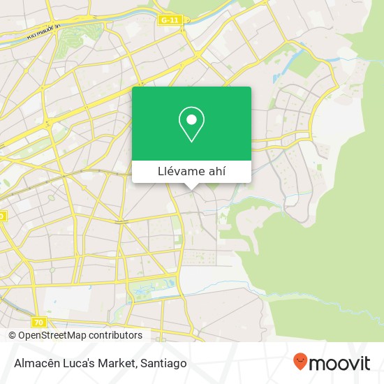 Mapa de Almacên Luca's Market