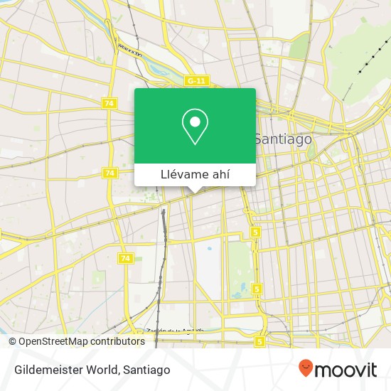 Mapa de Gildemeister World