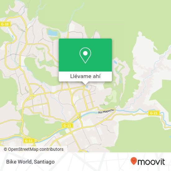 Mapa de Bike World