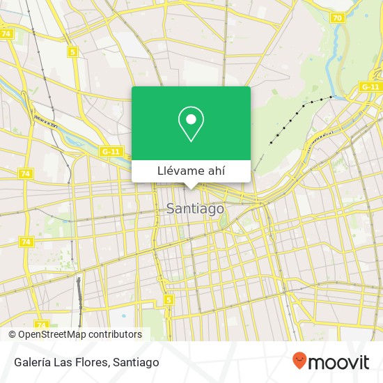 Mapa de Galería Las Flores