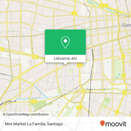 Mapa de Mini Market La Familia
