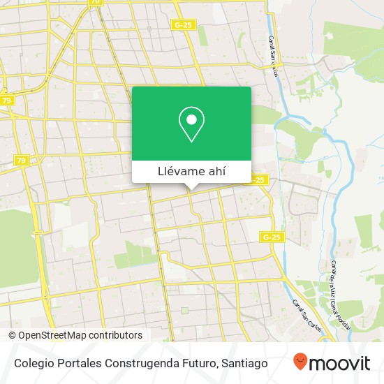 Mapa de Colegio Portales Construgenda Futuro