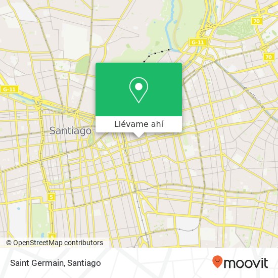 Mapa de Saint Germain