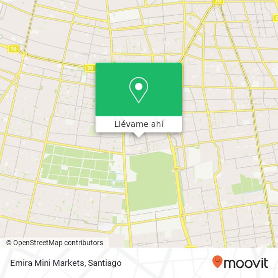 Mapa de Emira Mini Markets