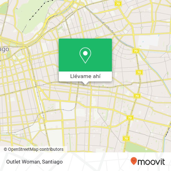 Mapa de Outlet Woman