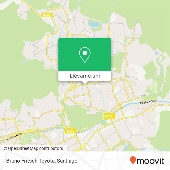 Mapa de Bruno Fritsch Toyota