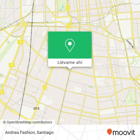Mapa de Andrea Fashion