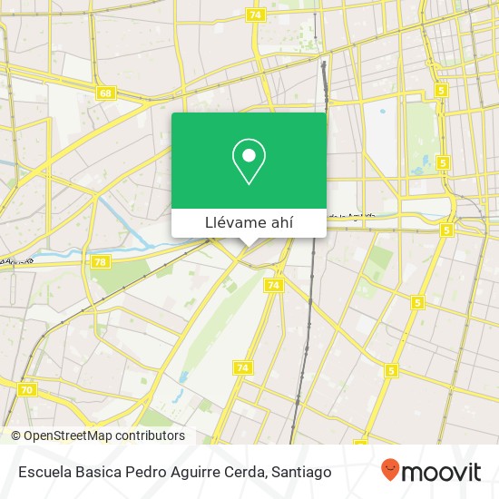 Mapa de Escuela Basica Pedro Aguirre Cerda